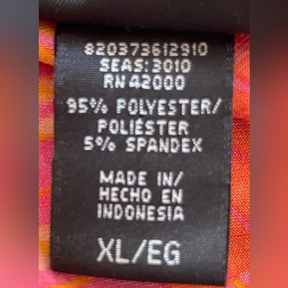 Attention‎ Pink & Orange Floral Wrap Dress - Picture 6 of 8